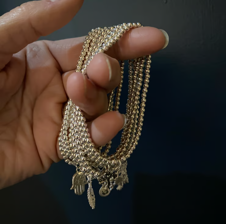 Sterling Silver Heart Bracelet (399)