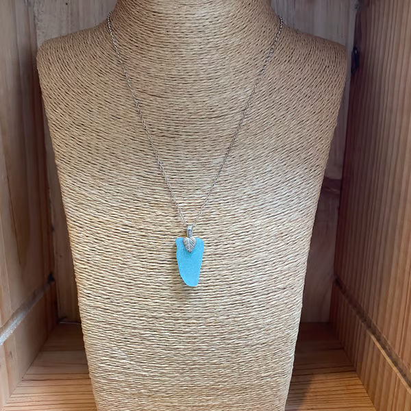 Sea Glass Necklace (660)
