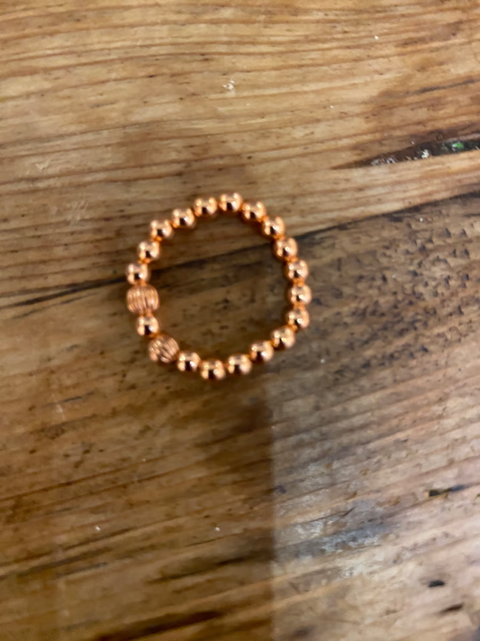 Copper Bead Ring (621)